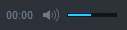 Audio player placeholder